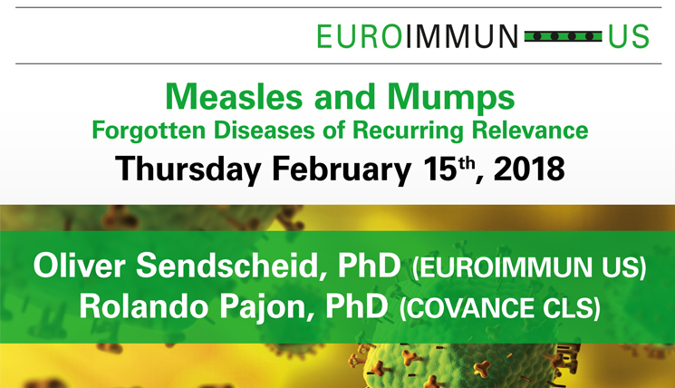 Webinar on measles and mumps: two forgotten diseases of recurring relevance